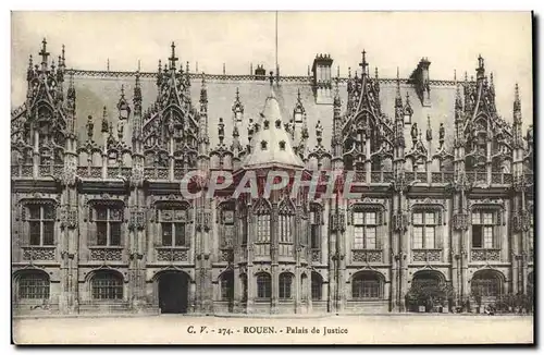 Cartes postales Rouen Palais De Justice