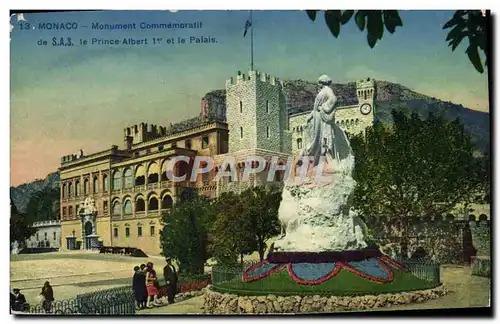 Ansichtskarte AK Monaco Monument Commemoratif Le Prince Albert 1er