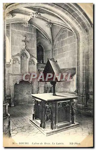 Cartes postales Bourg Eglise De Brou Le Lutrin