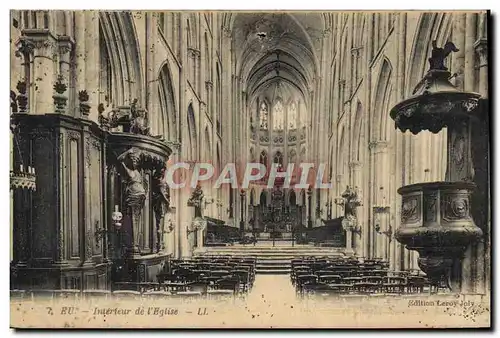 Cartes postales Eu Interieur De I&#39Eglise