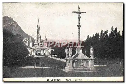 Cartes postales Lourdes Calvaire Breton