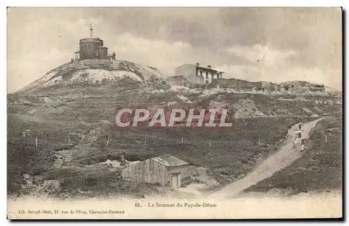 Cartes postales Le sommet du Puy de Dome