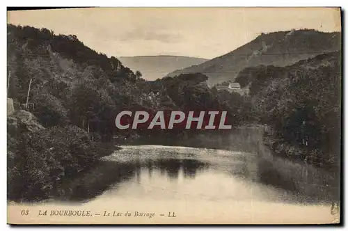 Cartes postales La Bourboule Le Lac Du Barrage