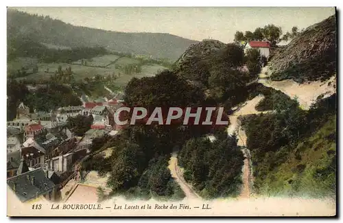 Cartes postales La Bourboule Les Lacets Et La Roche Des Fees