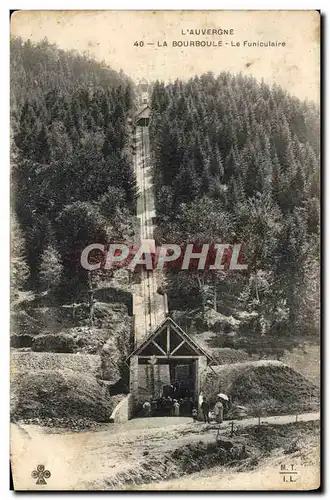 Ansichtskarte AK L&#39Auvergne La Bourboule Le Funiculaire