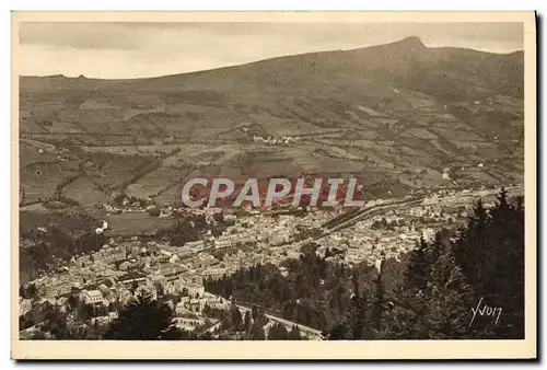 Ansichtskarte AK L&#39Auvergne La Bourboule Vue Panoramique Prise Du Funiculaire