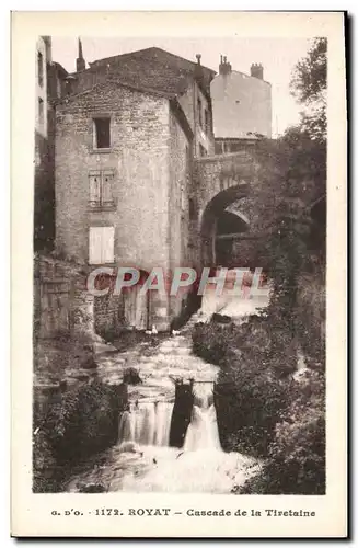 Ansichtskarte AK L&#39Auvergne Royat Cascade De La Tiretaine