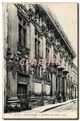 Cartes postales Toulouse L&#39Hotel De Pierre