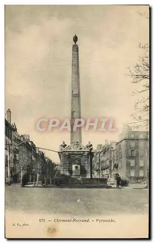 Cartes postales Clermont Ferrand Pyramide