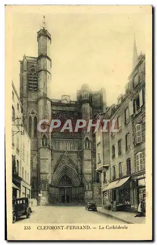 Cartes postales Clermont Ferrand La Cathedrale