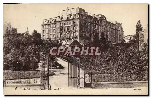 Cartes postales Royat Grand Hotel