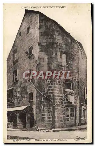 Cartes postales Besse Maison De La Vieille Boucherie