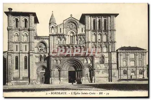 Cartes postales Bordeaux L&#39Eglise Sainte Croix