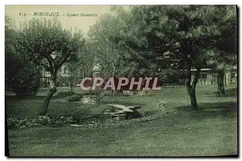 Cartes postales Bordeaux Square Gambetta