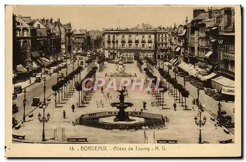 Cartes postales Bordeaux Allees De Tourny