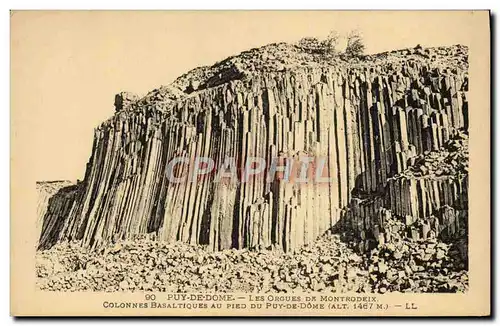 Ansichtskarte AK Les Orgues De Montrodeix Colonnes Basaltiques au pied du Puy de Dome