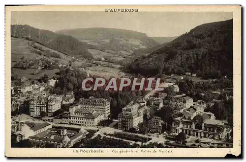 Cartes postales L&#39Auvergne La Bourboule Vue generale et vallee de Vendeix