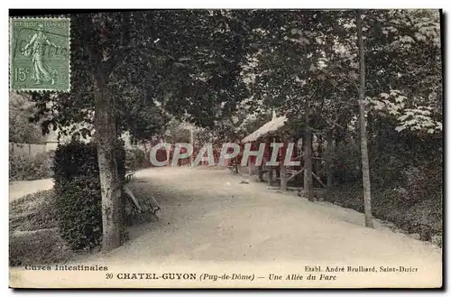 Ansichtskarte AK Chatel Guyon Une Allee Du Parc