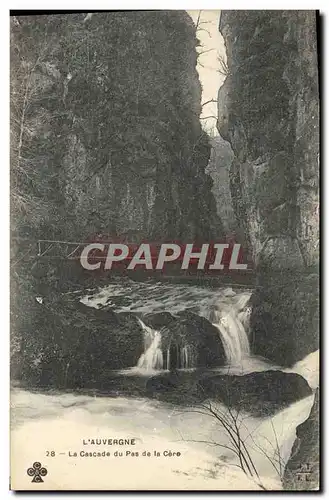 Cartes postales La Bourboule La Cascade Du Pas De La Cere