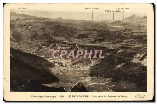 Cartes postales Le Mont Dore Vue Prise Du Sommet Du Sancy