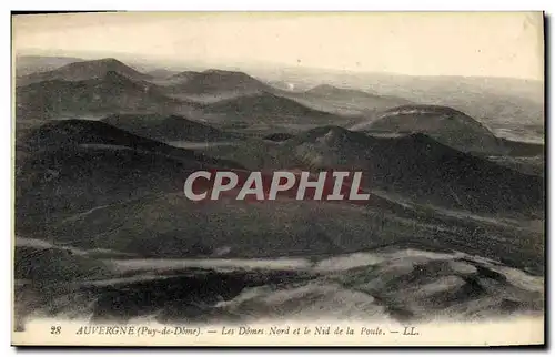 Cartes postales Auvergne Les Domes Nord Et Le Nid De La Poule