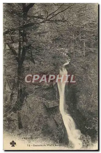 Ansichtskarte AK L&#39Auvergne Cascade Du Plat A Barbe