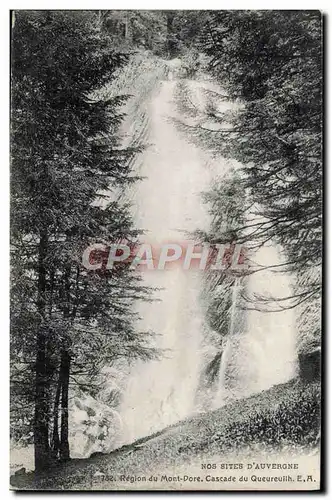 Cartes postales Region Du Mont Dore Cascade du Queureuilh