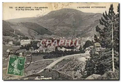 Cartes postales Le Mont Dore Vue Generale Et Le Puy Gros