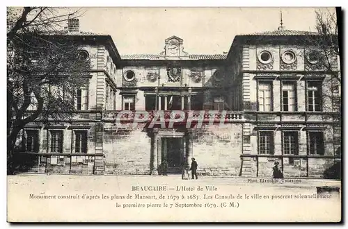 Cartes postales Beaucaire L&#39Hotel De Ville