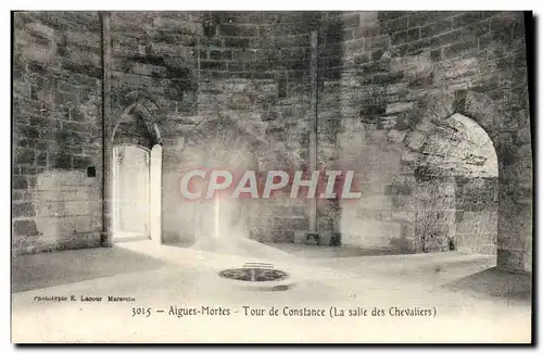 Cartes postales Aigues Mortes Tour De Constance La salle des chevaliers