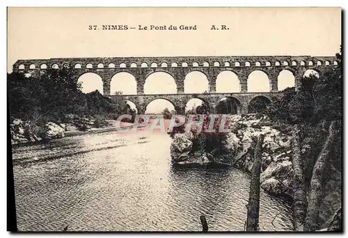 Cartes postales Aigues Le Pont Du Gard