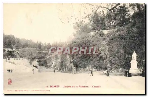 Ansichtskarte AK Pont Jardins De La Fontaine Cascade