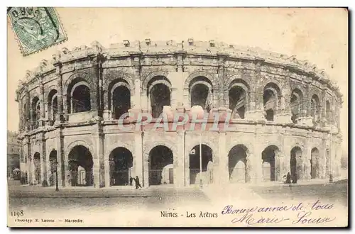 Cartes postales Nimes Les Arenes