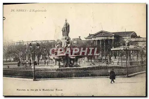 Cartes postales Nimes L&#39Esplanade