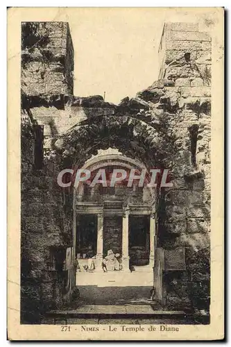 Cartes postales Nimes Le Temple De Diane