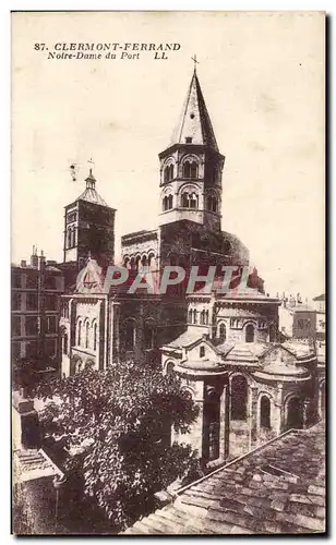 Cartes postales Clermont Ferrand Notre Dame Du Port