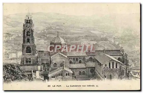 Cartes postales Le Puy La Cathedrale Vue Laterale