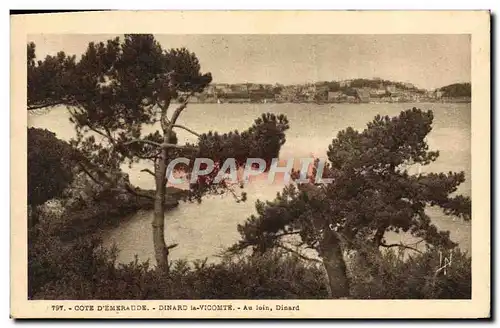 Cartes postales Cote D&#39Emeraude Dinard La Vicomte Au Loin Dinard