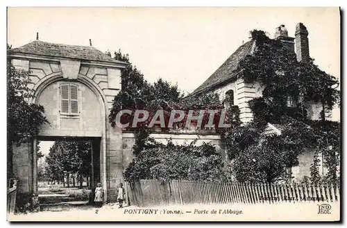 Cartes postales Pontigny Porte De l'Abbaye