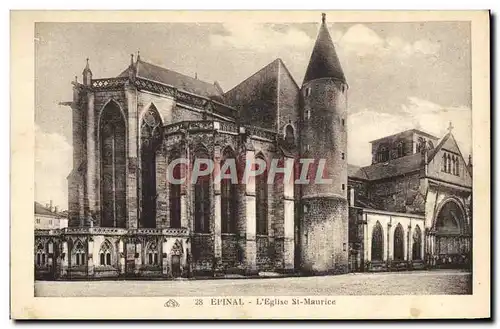 Cartes postales Epinal L'Eglise St Maurice
