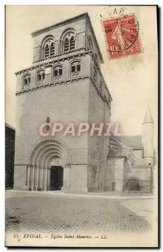 Cartes postales Epinal Eglise Saint Maurice