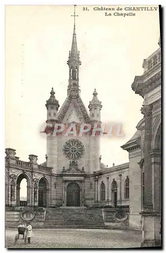 Cartes postales Chateau De Chantilly La Chapelle