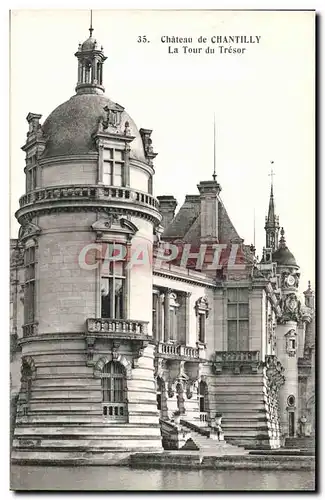 Cartes postales Chateau De Chantilly La Tour Du Tresor