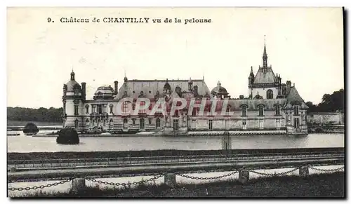 Ansichtskarte AK Chateau De Chantilly Vu De La Pelouse