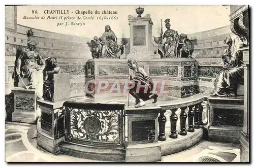 Ansichtskarte AK Chateau De Chantilly Chapelle Mausolee de Henri II Prince de Conde