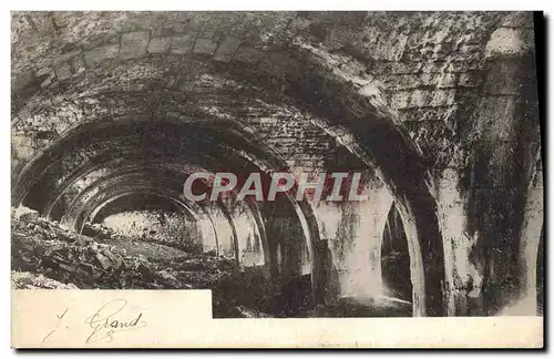 Cartes postales Souterrain