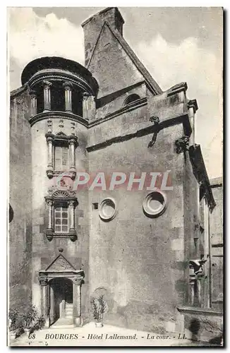 Ansichtskarte AK Bourges Hotel Lallemand La Cour