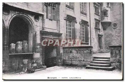 Cartes postales Bourges Hotel Lallemand