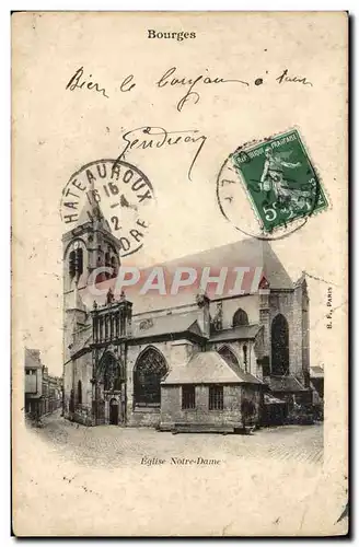 Cartes postales Bourges Eglise Notre Dame