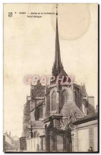 Cartes postales Dijon Abside De La Cathedrale Saint Benigne